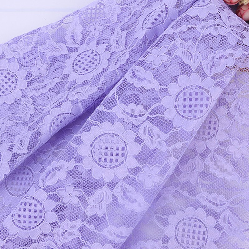 Lace Fabric Dress Small Floral for Women's Wear Wholesale Supplier 5